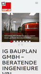 Mobile Screenshot of ig-bauplan.de